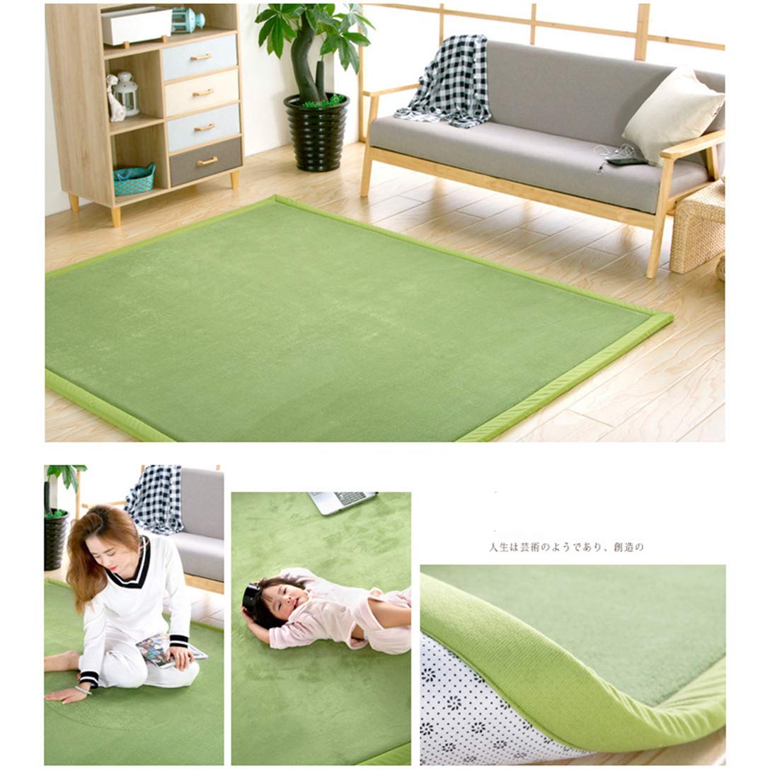 Amazon｜カーペット 150*200 ラグ おしゃれ 絨毯 洗える 無地 厚み